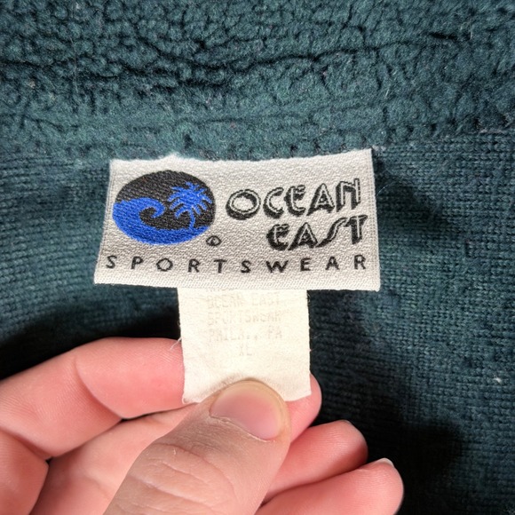 otter AOP Fleece Jacket Full Zip Seal Nature Scene Mens XLOcean East Sportswear - Picture 3 of 6